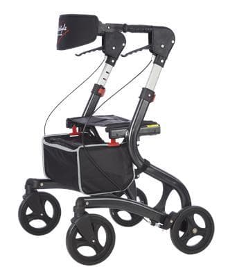 Lifestyle Mobility Aids Lightweight Commando Euro-Style Rollator - Senior.com Rollators